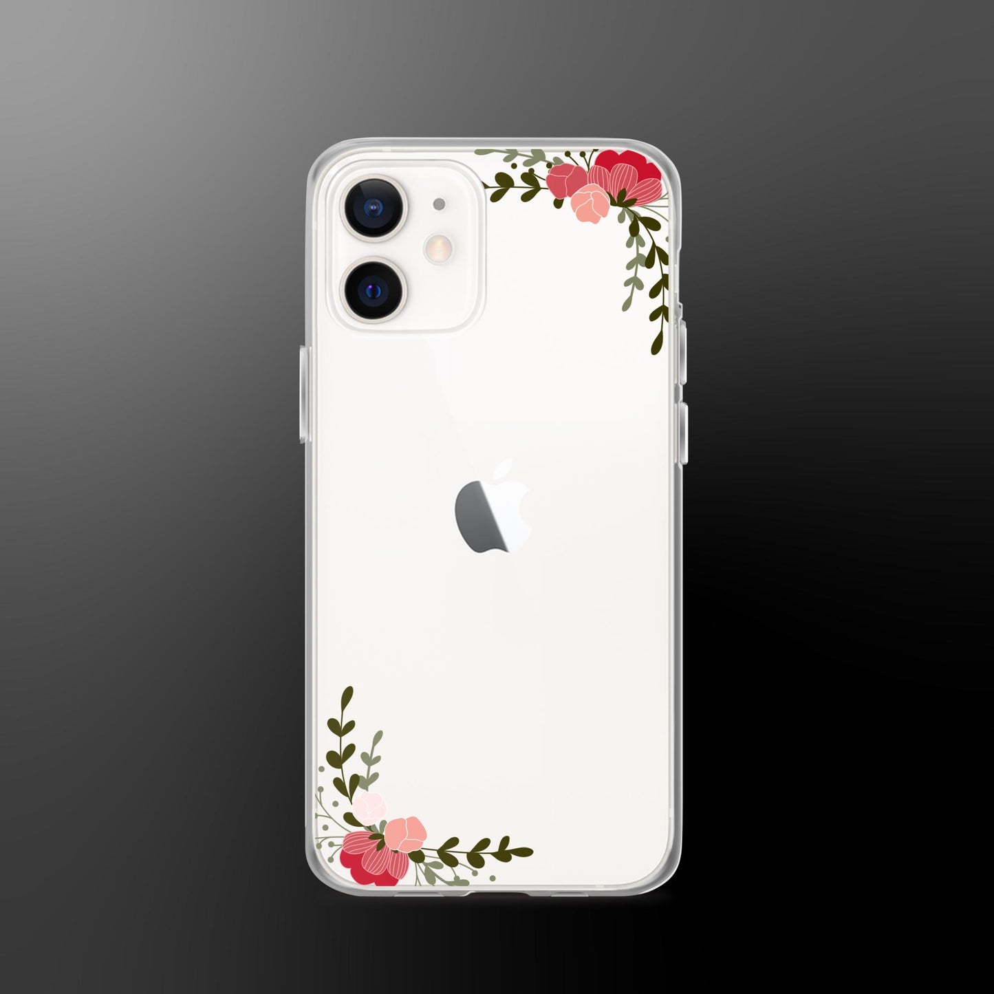 Floral Frame Clear Case for iPhone®