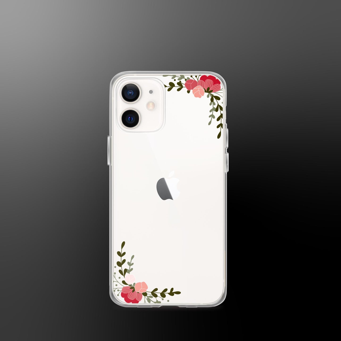 Floral Frame Clear Case for iPhone®