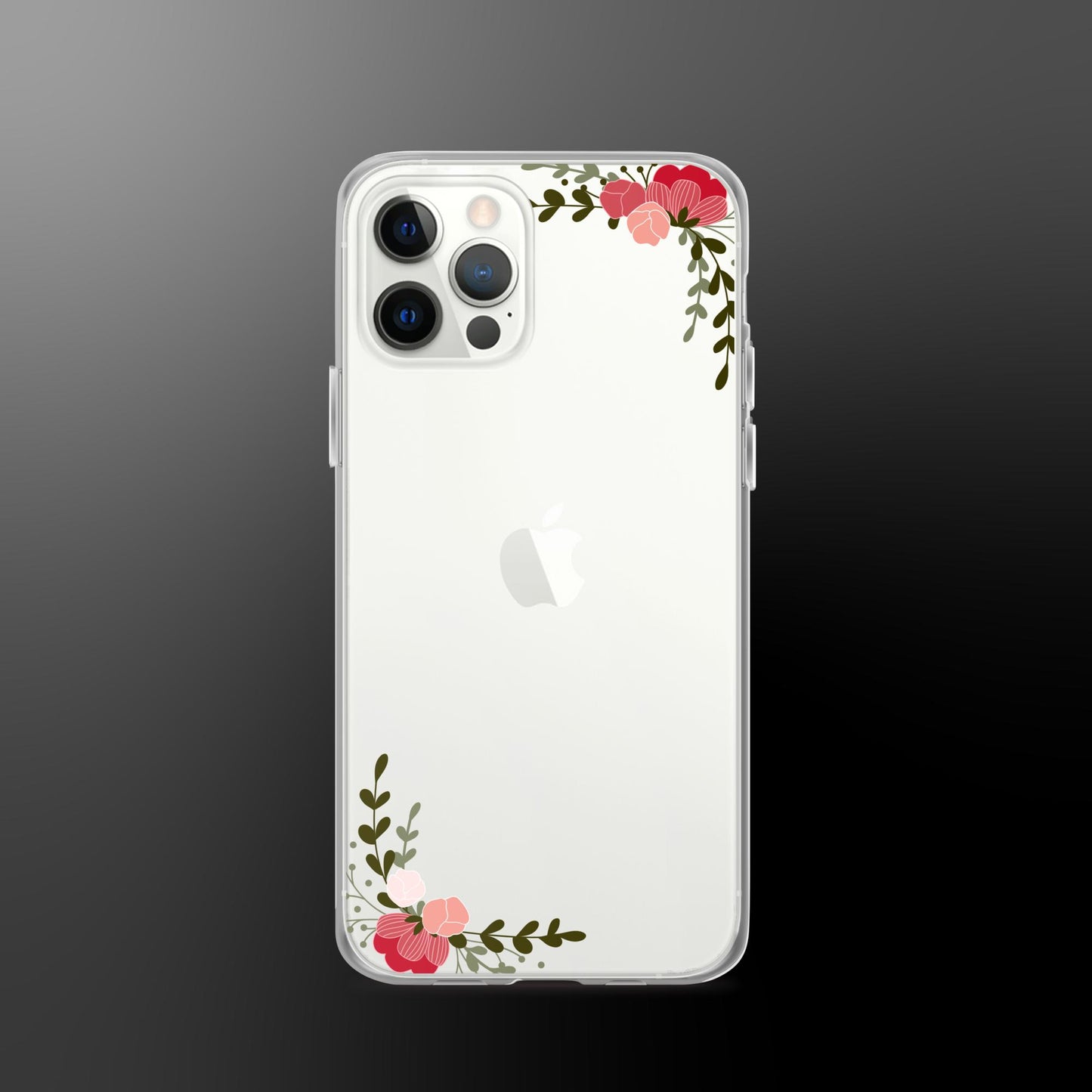 Floral Frame Clear Case for iPhone®