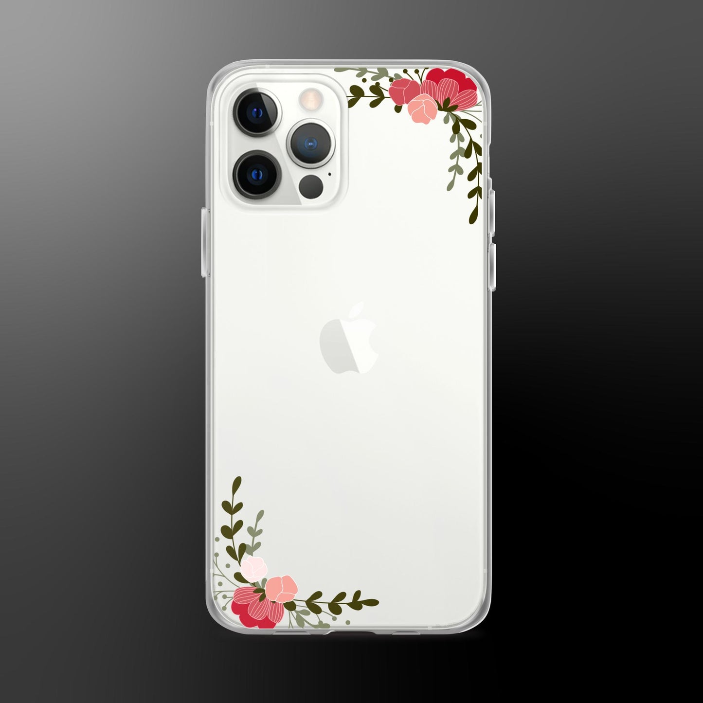 Floral Frame Clear Case for iPhone®