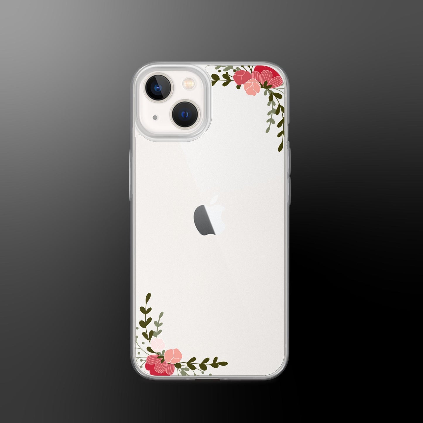 Floral Frame Clear Case for iPhone®