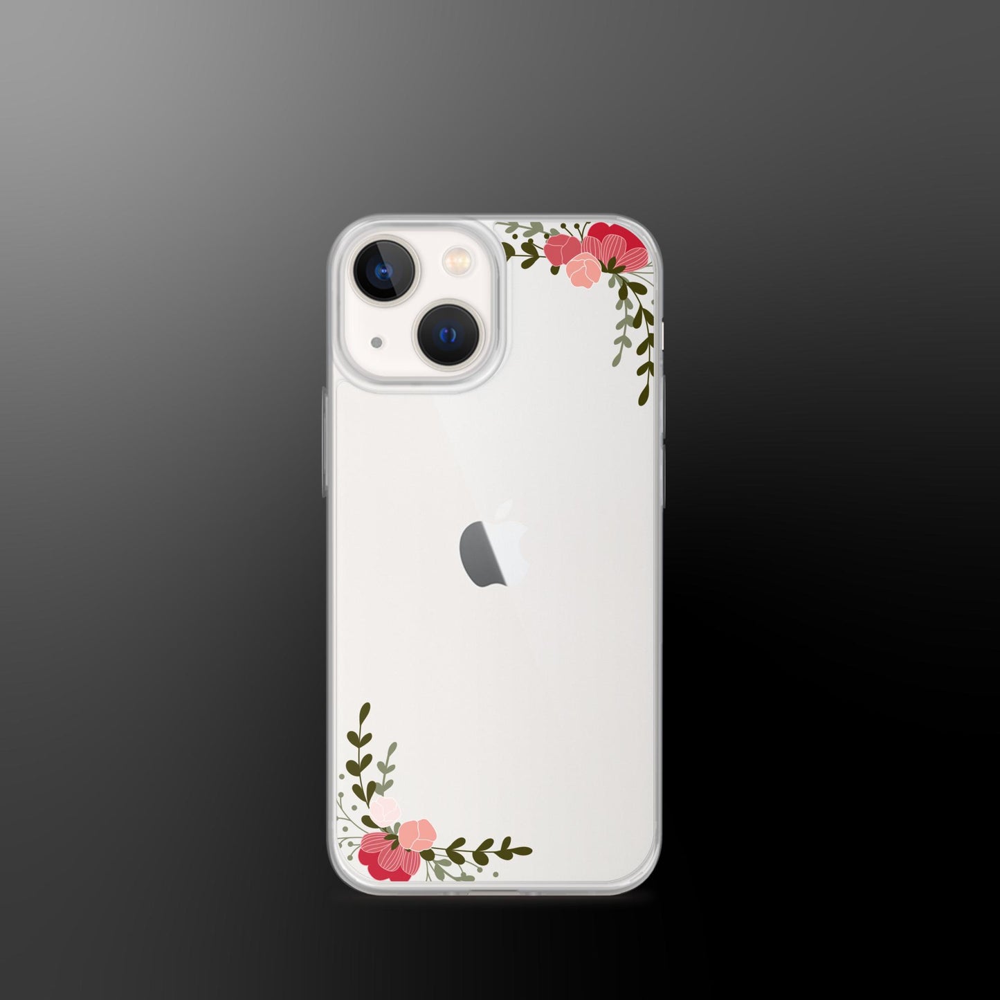 Floral Frame Clear Case for iPhone®