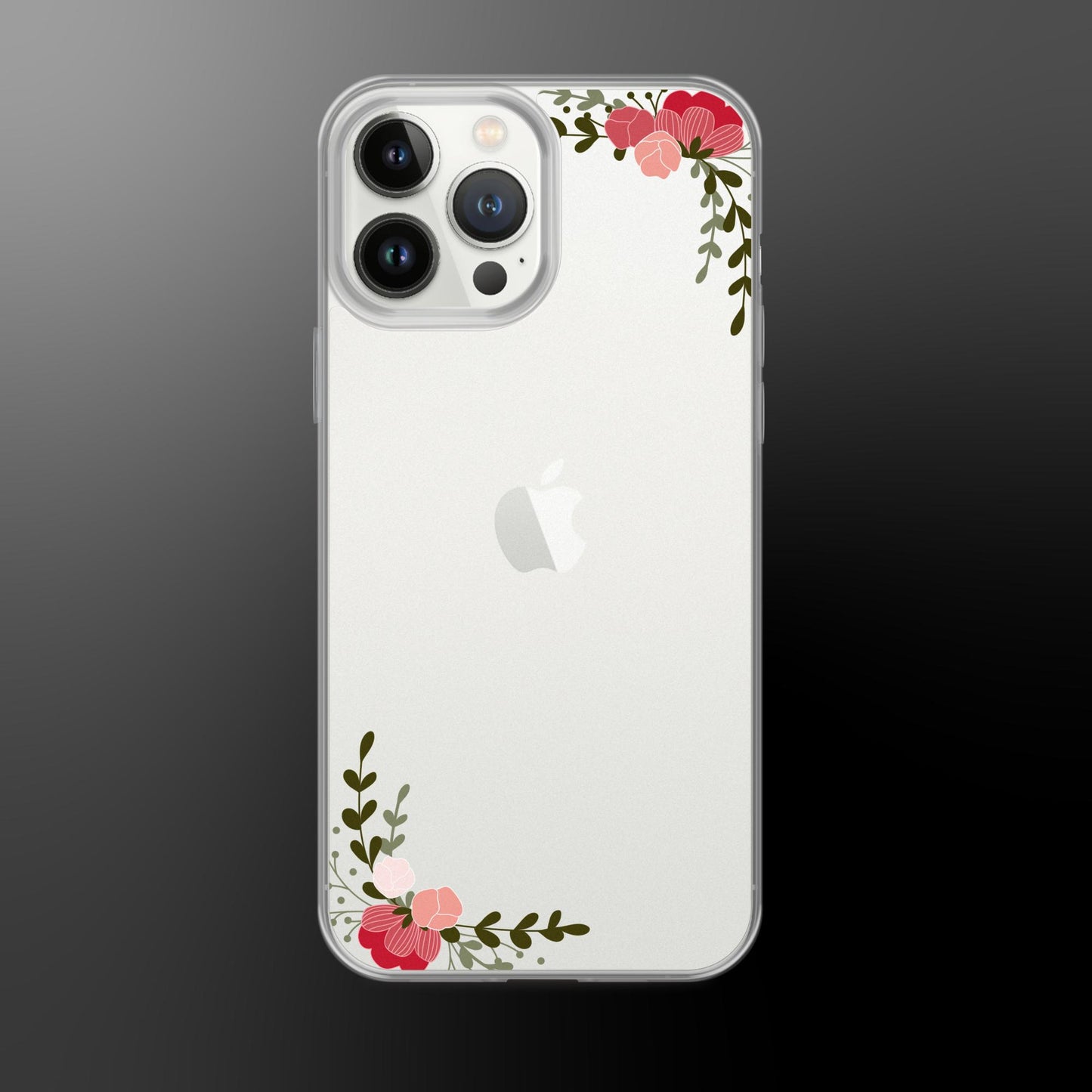 Floral Frame Clear Case for iPhone®