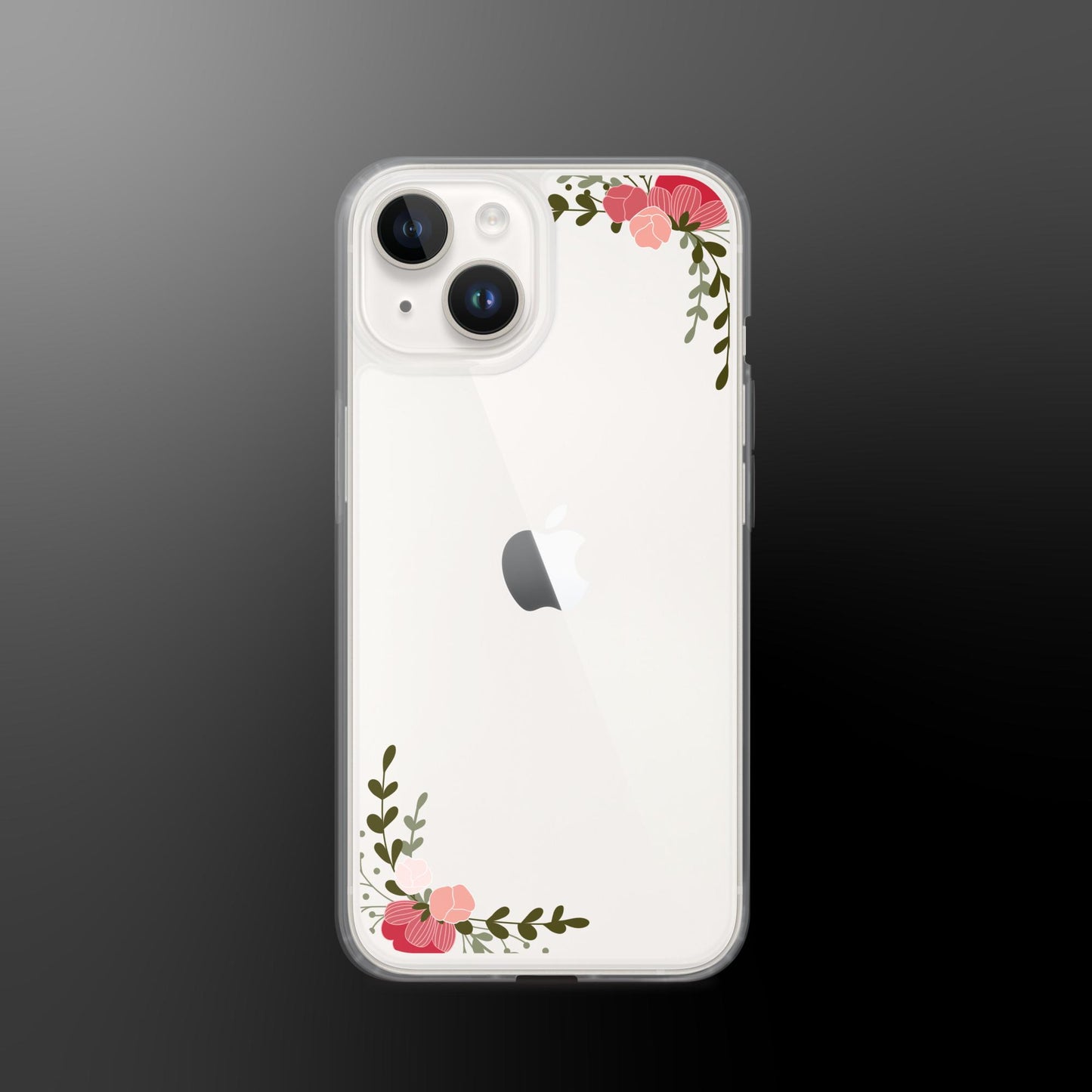 Floral Frame Clear Case for iPhone®