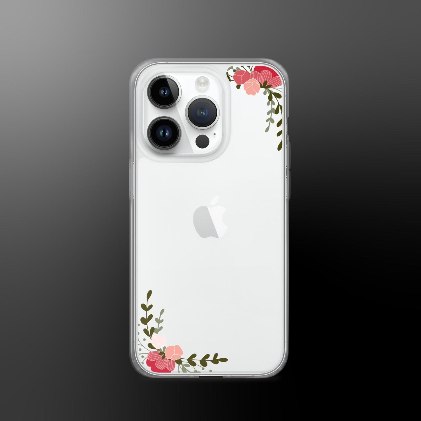 Floral Frame Clear Case for iPhone®