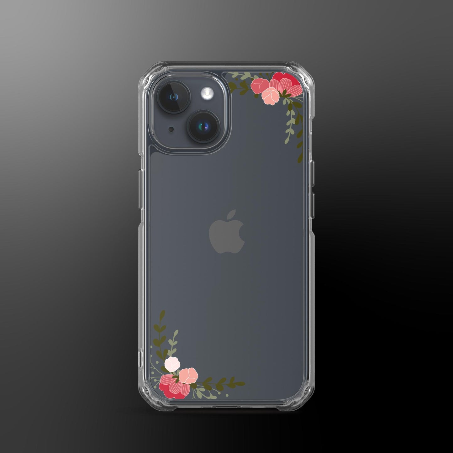 Floral Frame Clear Case for iPhone®