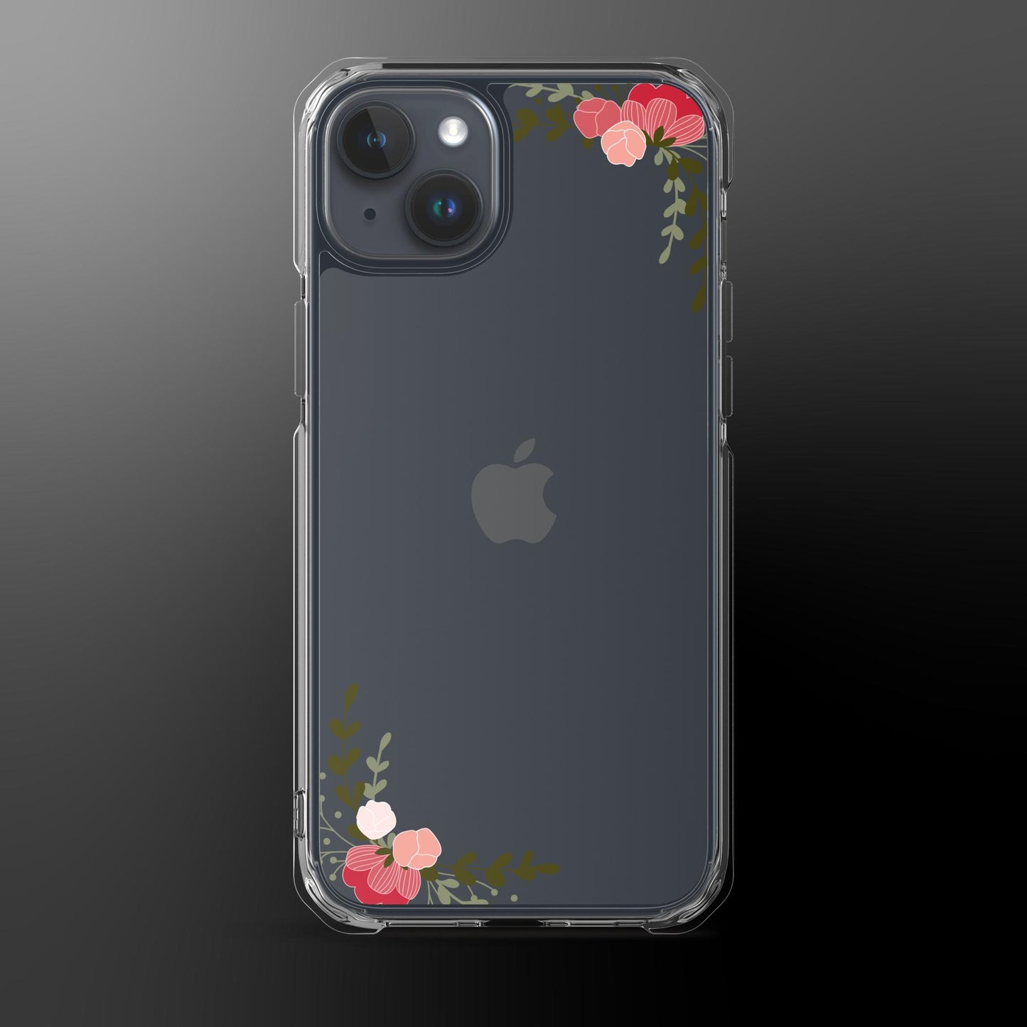 Floral Frame Clear Case for iPhone®