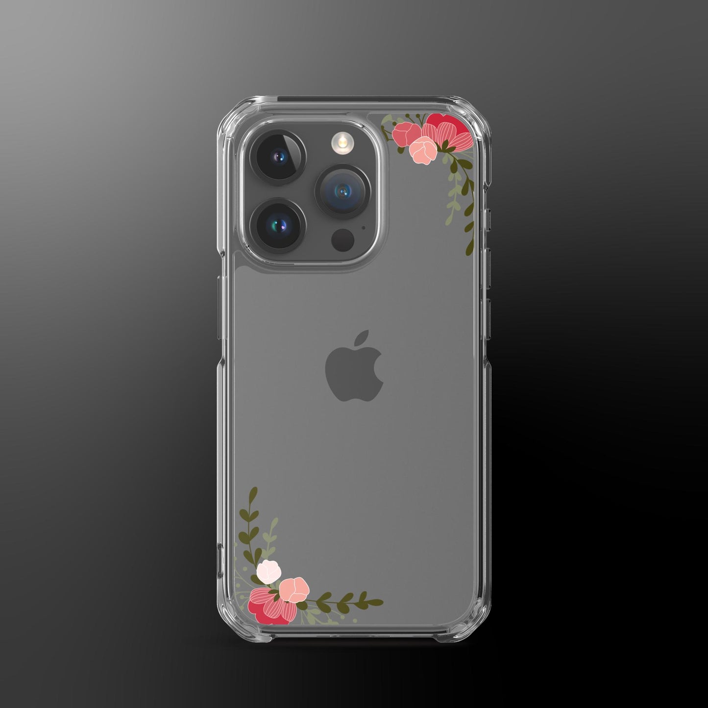 Floral Frame Clear Case for iPhone®