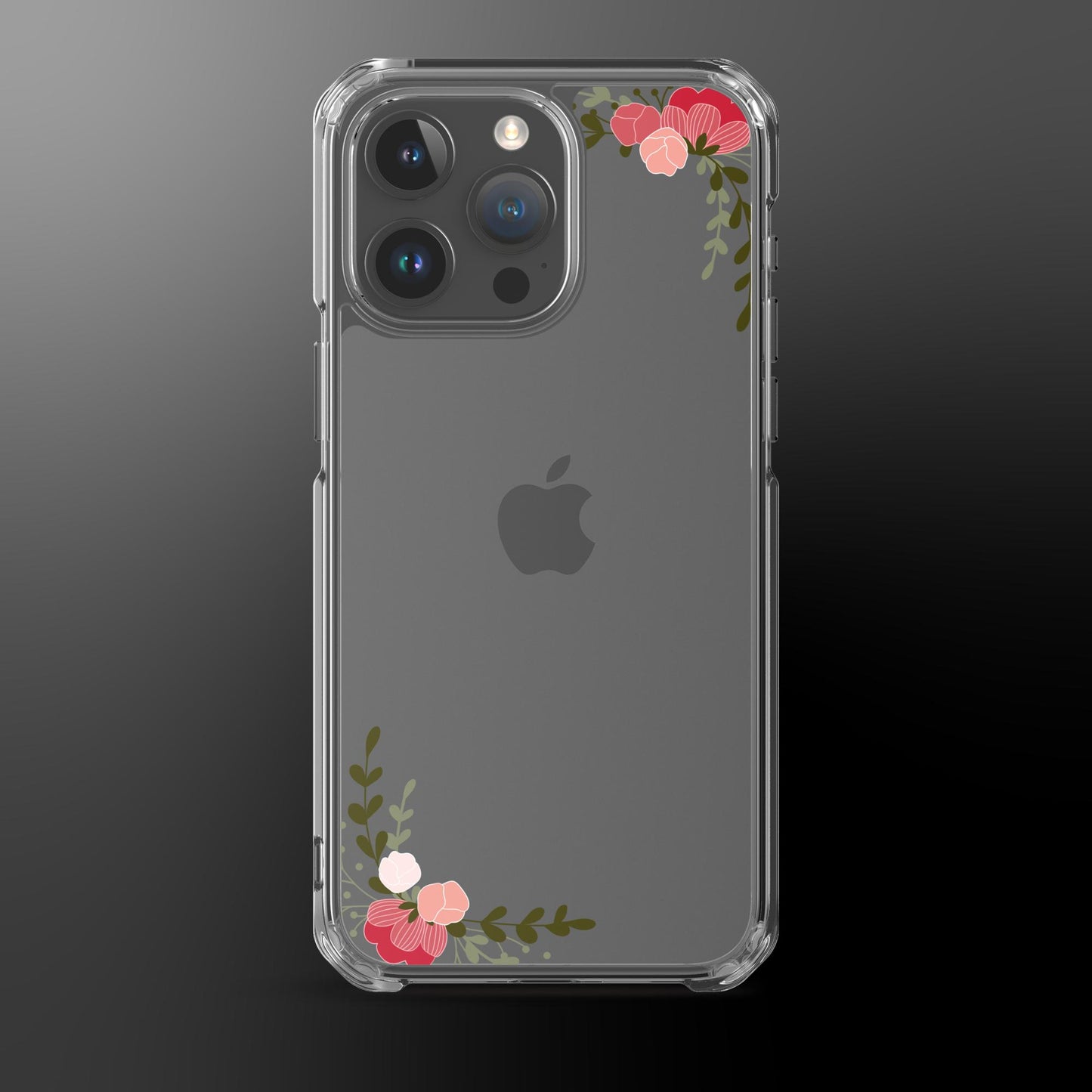 Floral Frame Clear Case for iPhone®