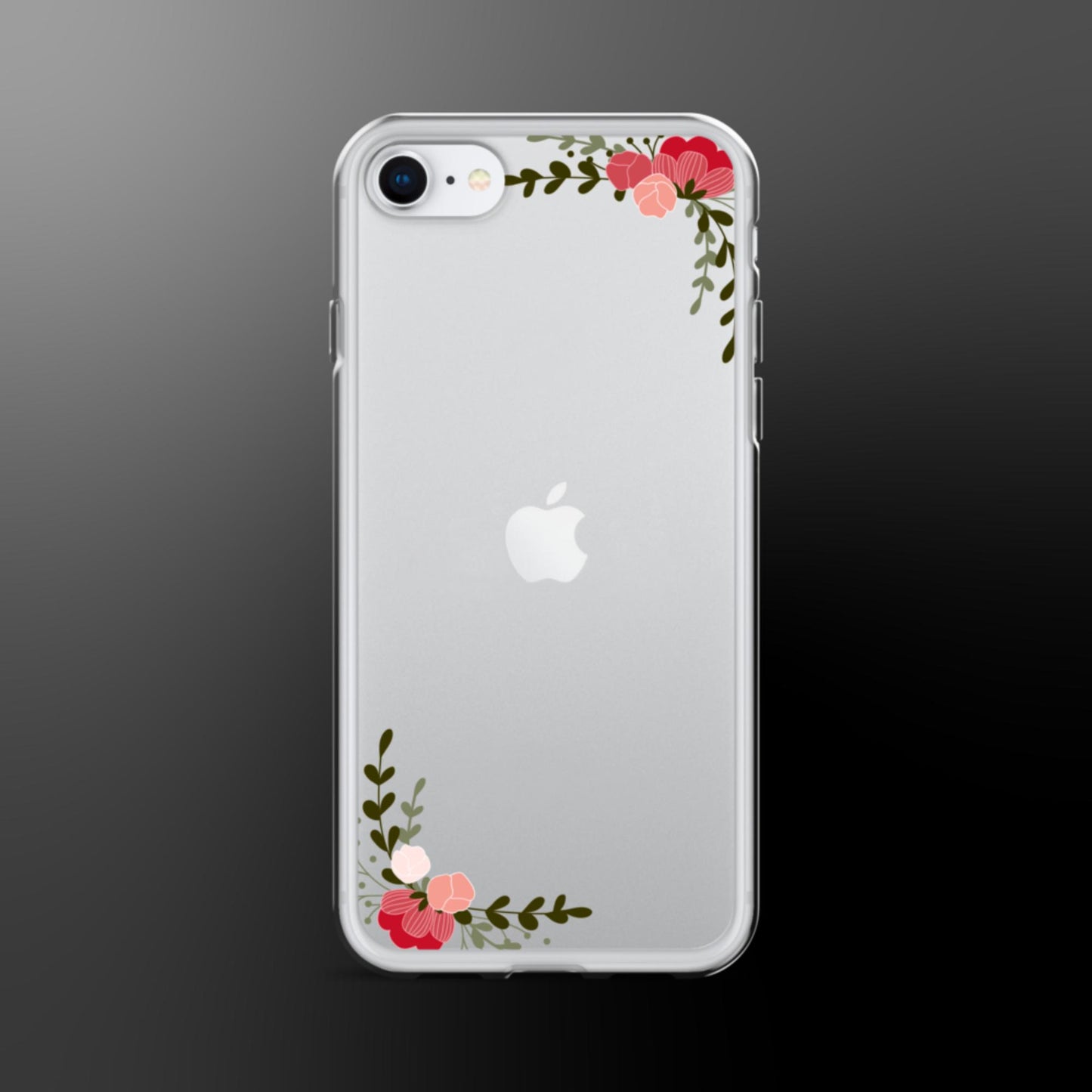 Floral Frame Clear Case for iPhone®