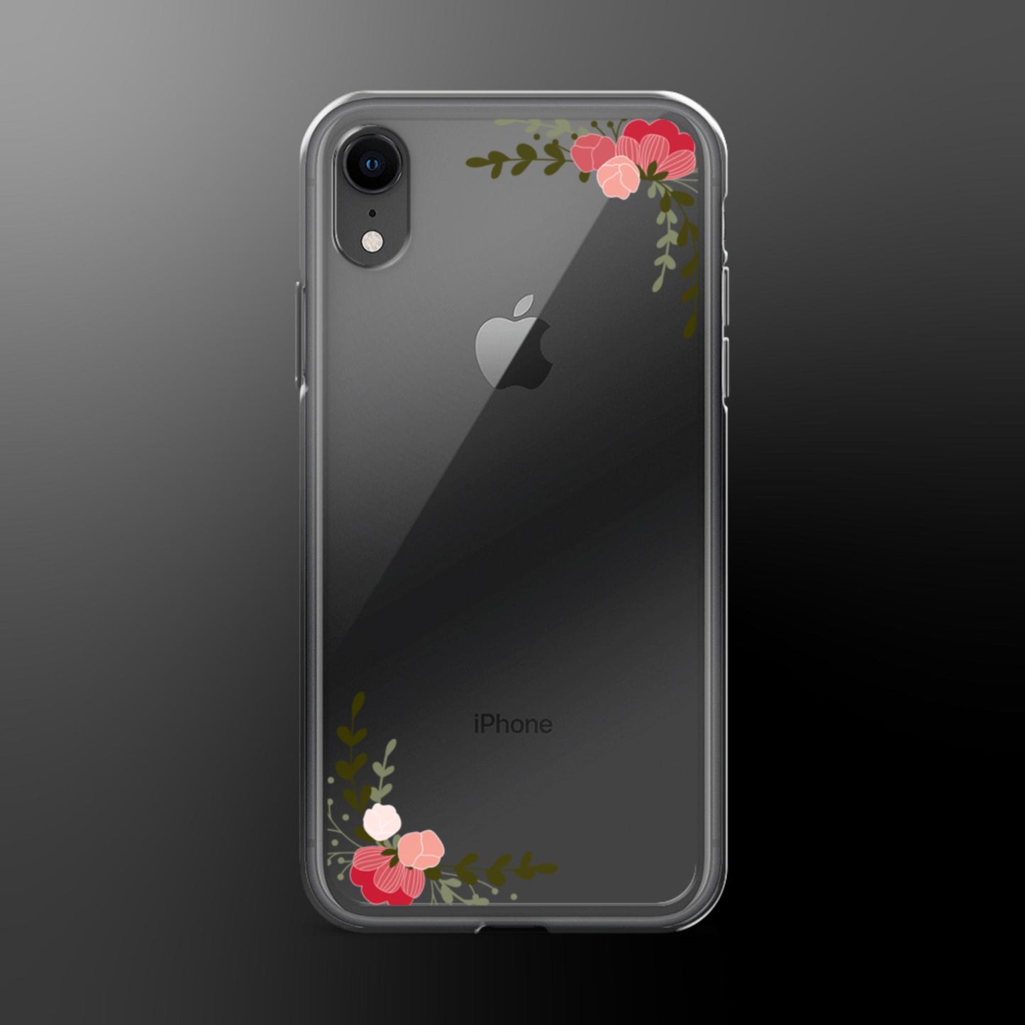 Floral Frame Clear Case for iPhone®